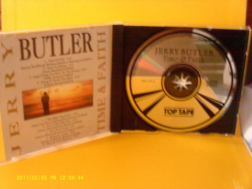 Jerry Butler - Time & Faith - Cd Nacional (Usado)