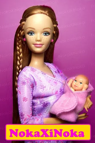 Bebezinho P/ Boneca Barbie (somente O Bebê ) Mamae Gravida