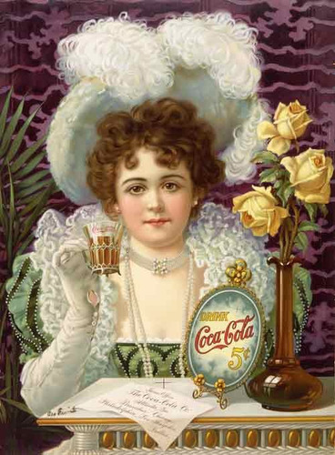 Carteles Antiguo De Chapa Gruesa 60x40cm Coca Cola Dr-340