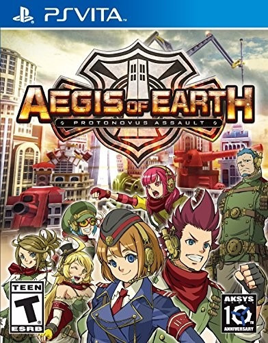 Jogo Mídia Física Aegis Of Earth Original Para Ps Vita