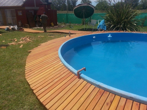 Colocacion Deck De Madera C/materiales O S/ Materiales