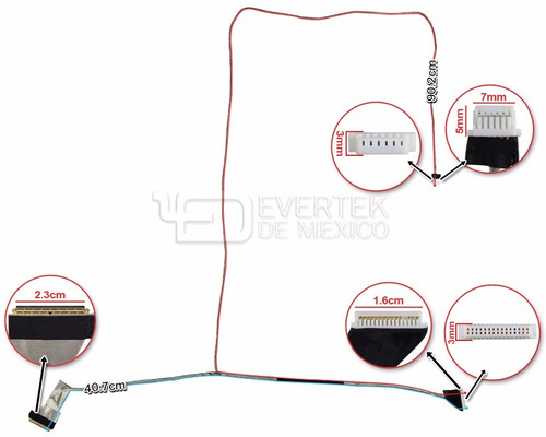 Cable Flex Nuevo Para Lcd Toshiba Satellite C655 C655d Serie