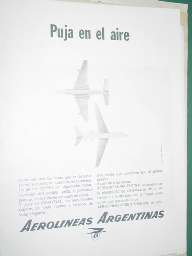 Publicidad Aerolineas Argentinas Puja En El Aire Aviones