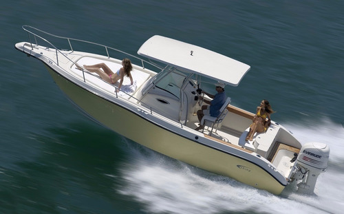 Imagem 2 de 7 de Lancha Fishing 265 Sun Deck Com Mercury 200 Optimax Pesca