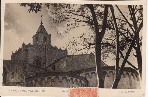 1951 Postal Saint Cugat Del Valles Cursada A Montevideo