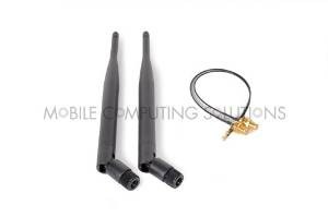 Dual Wi-fi Antena 5dbi Kit Rp-sma Antenas Y 20 Cm / 8  U.fl 