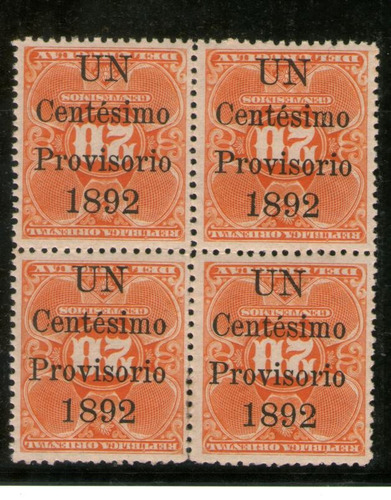 Uruguay 86a (sobrecarga Invertida) En Cuadro.