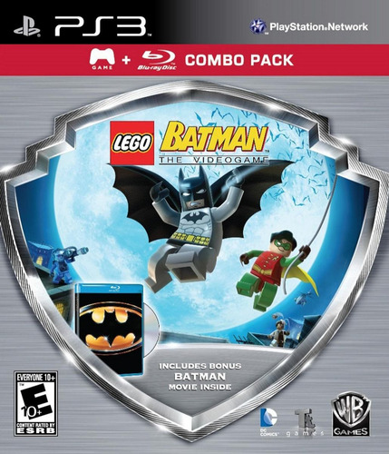 Lego Batman - Silver Shield Combo Pack - Ps3 - Mídia Física