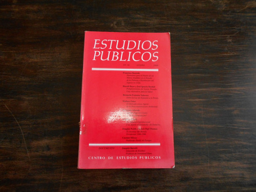 Estudios Públicos. N° 34. Otoño 1989.