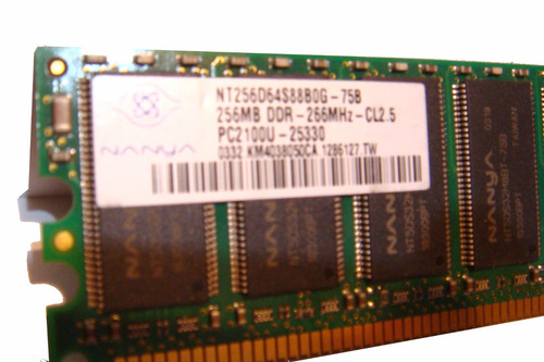 Memoria Ram Pc Ddr 266mhz De 256mb Nanya, Ultima Unidad!