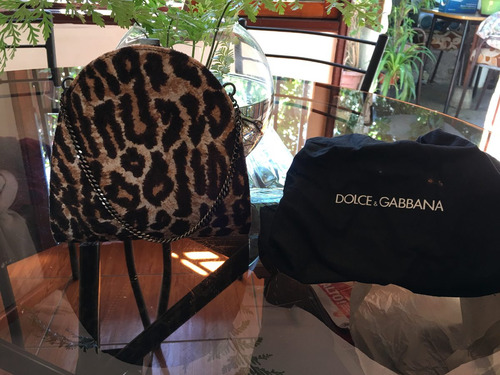 Clutcher De Fiesta Dolce & Gabbana Animal Print Leopardo