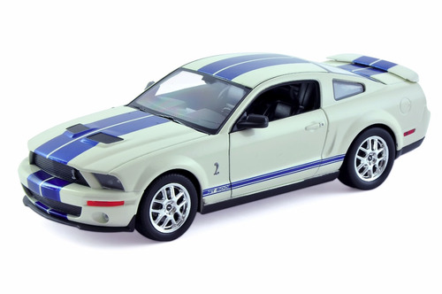 Ford Mustang Shelby Gt-500 Welly 1:24 Branco