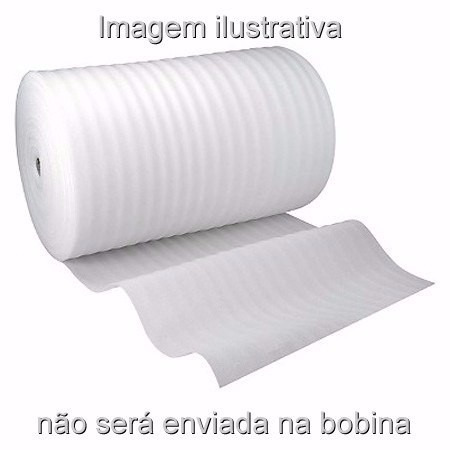 Bobina Espuma 1 Mm Polietileno Expandido 60 Cm X 50 Mt Manta