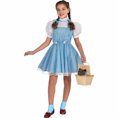 Disfraz De Dorothy Mago De Oz Para Niña Halloween