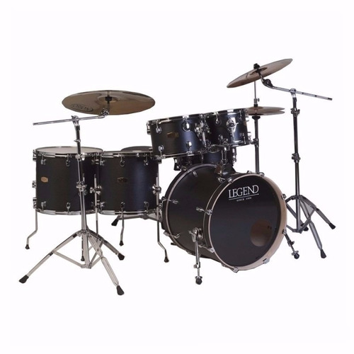 Legend Classic Serie 2 Bateria 5 Cuerpos Fierros Banqueta Bk