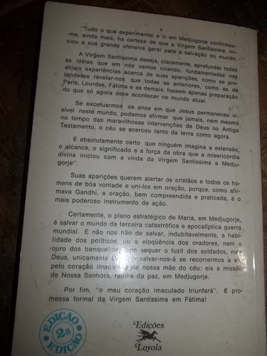 * Livro - A Virgem Maria - Nas Aparições De Medjugorje