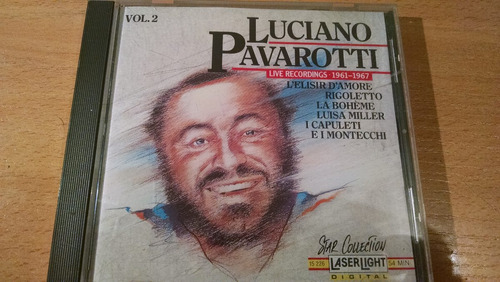 Luciano Paverotti, Live Recordings, 1961-1967 Cd Album 1990