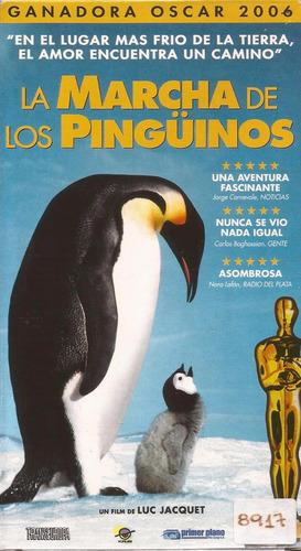 La Marcha De Los Pinguinos Vhs Luc Jacquet Documental