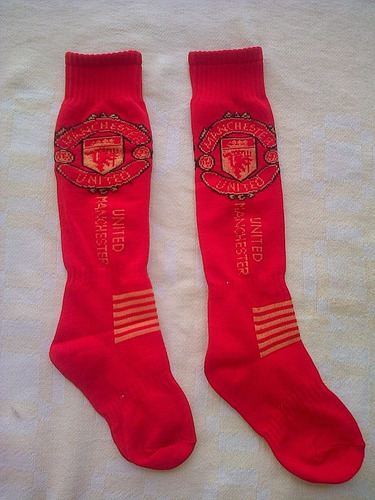 Medias De Futbol Manchester United Para Niño Talla 32