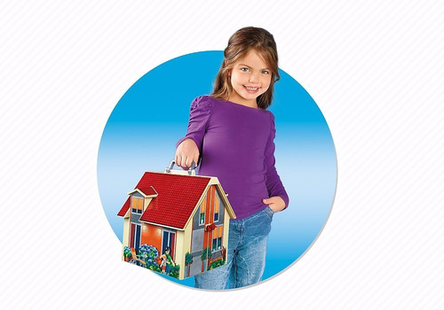 Imagen 6 de 8 de Playmobil Casa De Muñecas Con Forma De Maletin 5167 Educando