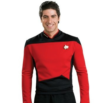 Disfraz / Camisa De Star Trek Roja Para Adultos Envio Gratis
