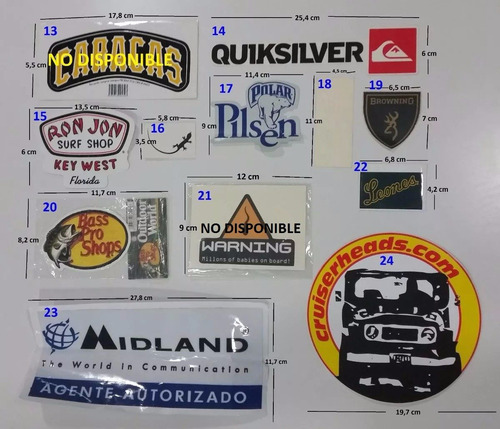 Imagen 2 de 6 de Etiquetas Autoadhesivas, Stickers Calcomanías (varias) X 4