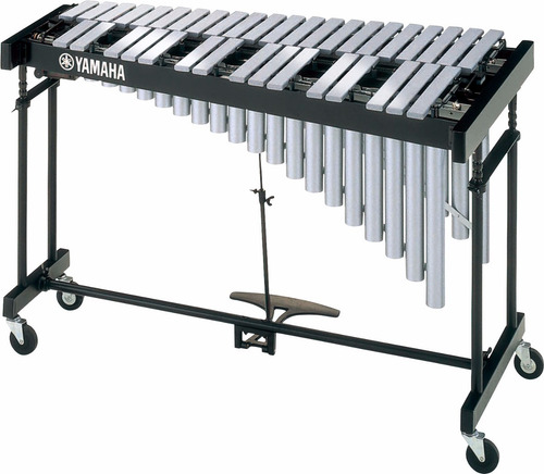 Imagen 5 de 6 de Vibráfono Yamaha Estandar 3 Octavas Aluminio Yv1605 Plata