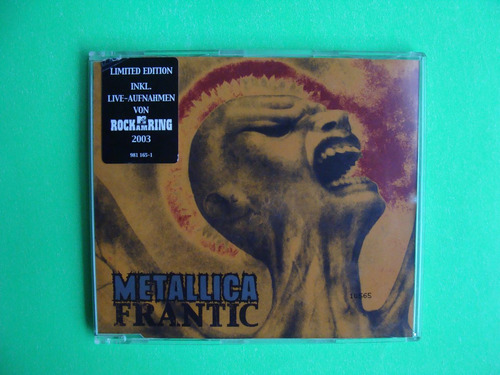 Metallica - Frantic (cd Single Numerado, 2003 Alemania)