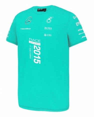 Promoção Camiseta Mercedes Amg Petronas F1 Race Winner 2015