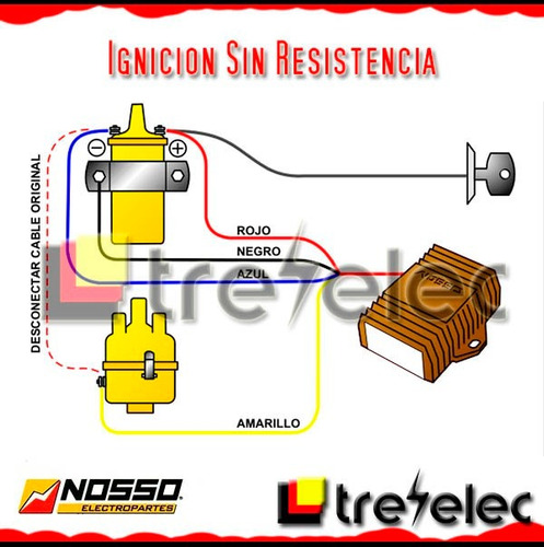 Encendido Electrónico Universal Nosso Ee Para Autos A Platinos Especial Para Gnc