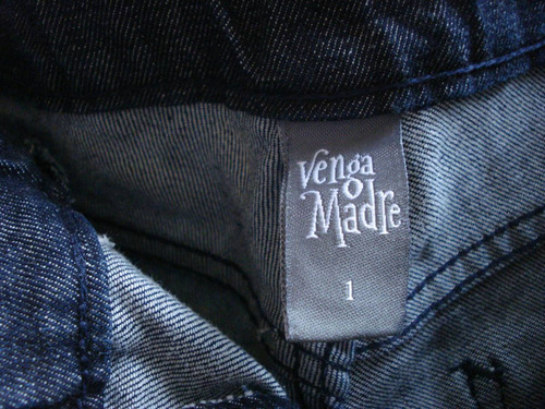 Pantalon De Jean Venga Madre P/ Embarazada Talle 1 Impecable