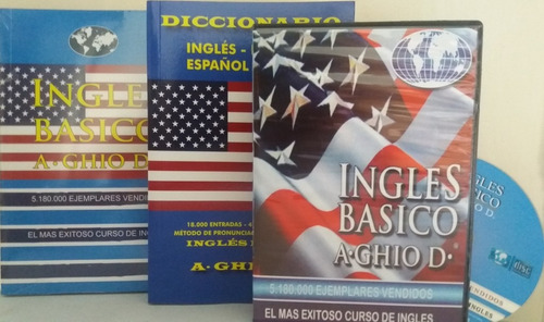 Curso De Ingles Básico Ghio + Diccionario + 2 Cd / A. Ghio D