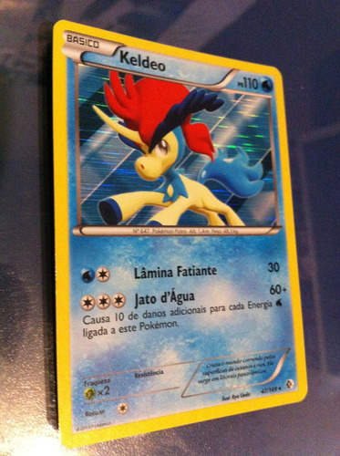 Pokemon Keldeo Holo Fronteiras Cruzadas 47/149 Portugues