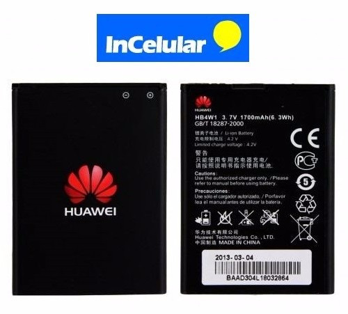 Pila Bateria Hb4w1 Huawei G510 Y210 Y210c G520 Y530
