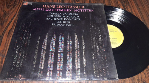 Lp Vinil     Hans Leo Hassler