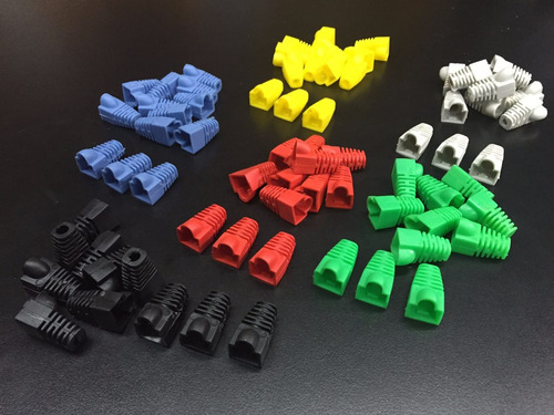 Capuchones Rj45 Colores Bolsa X 100 U - ¡stock En Palermo!