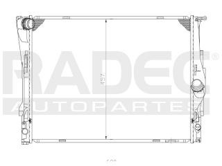 Radiador Bmw Serie 3 2006-2007 L4/v6 2.5/3.0 Lts Automatico