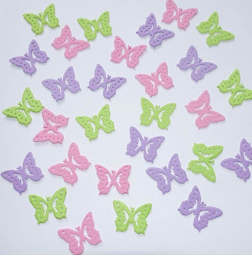 Mariposas Goma Eva Decoración Campanita Tinker Bell X 50