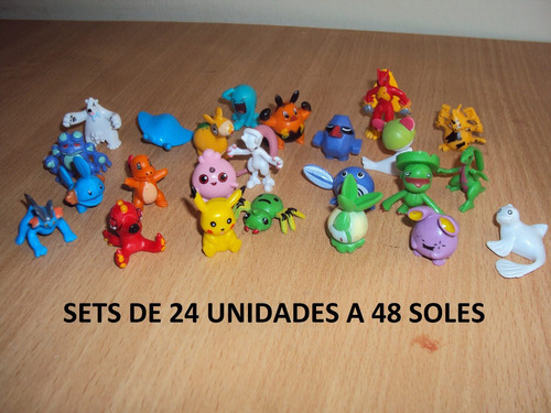 Pokemon De Pvc Muñecos Figuras 2 - 3 Cm Varios Sets
