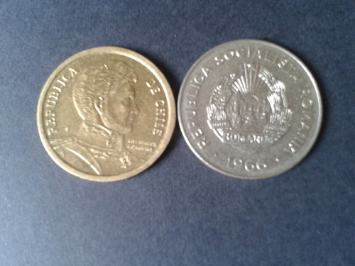 Moneda Rumania 25 Bani 1966 Níquel (a01)