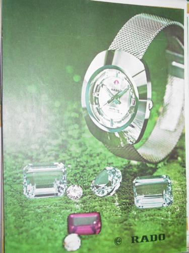 Publicidad Relojes Reloj Rado Piedras Preciosas
