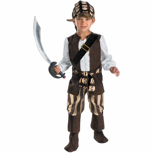 Disfraz De Pirata Rogue Para Niño Talla 2 Halloween