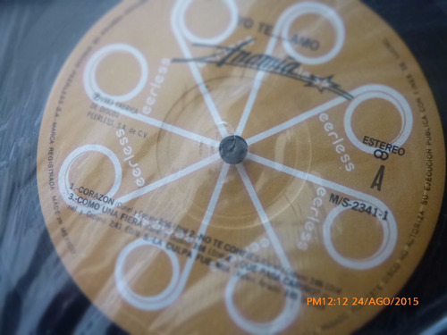 Vinilo Lp De Anamia --yo Te Amo (u1209