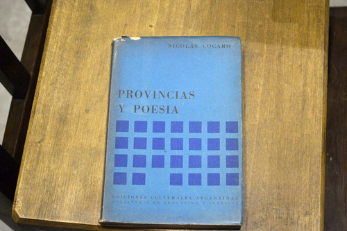 Nicolas Cocaro Provincias Y Poesia