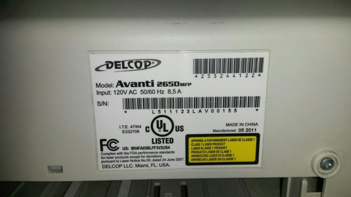 Impresora Delcop (Usado)