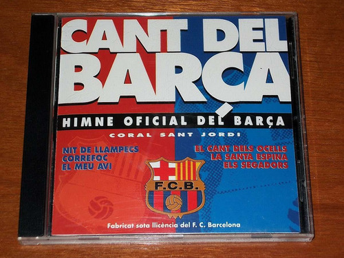 Cant Del Barça Himne Oficial Cd 1992 Barcelona F.c.b. Barca