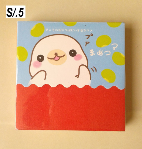 Hojas D Color Notas Kawaii Foca Blanca Llavero Oso Lapicero