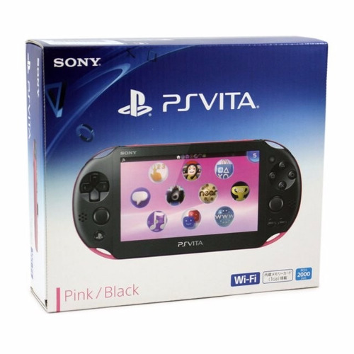 Ps Vita Slim Rosa Wi-fi Memória 1 Gb Pink