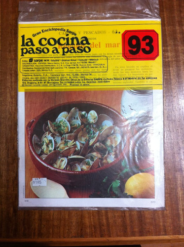 Enciclopedia Sarpe La Cocina Paso A Paso Fasciculo Nº 93