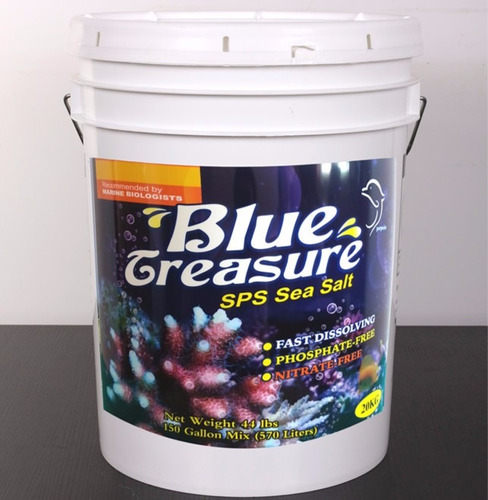 Sal Blue Treasure Sps Sea Salt 20kg (balde)